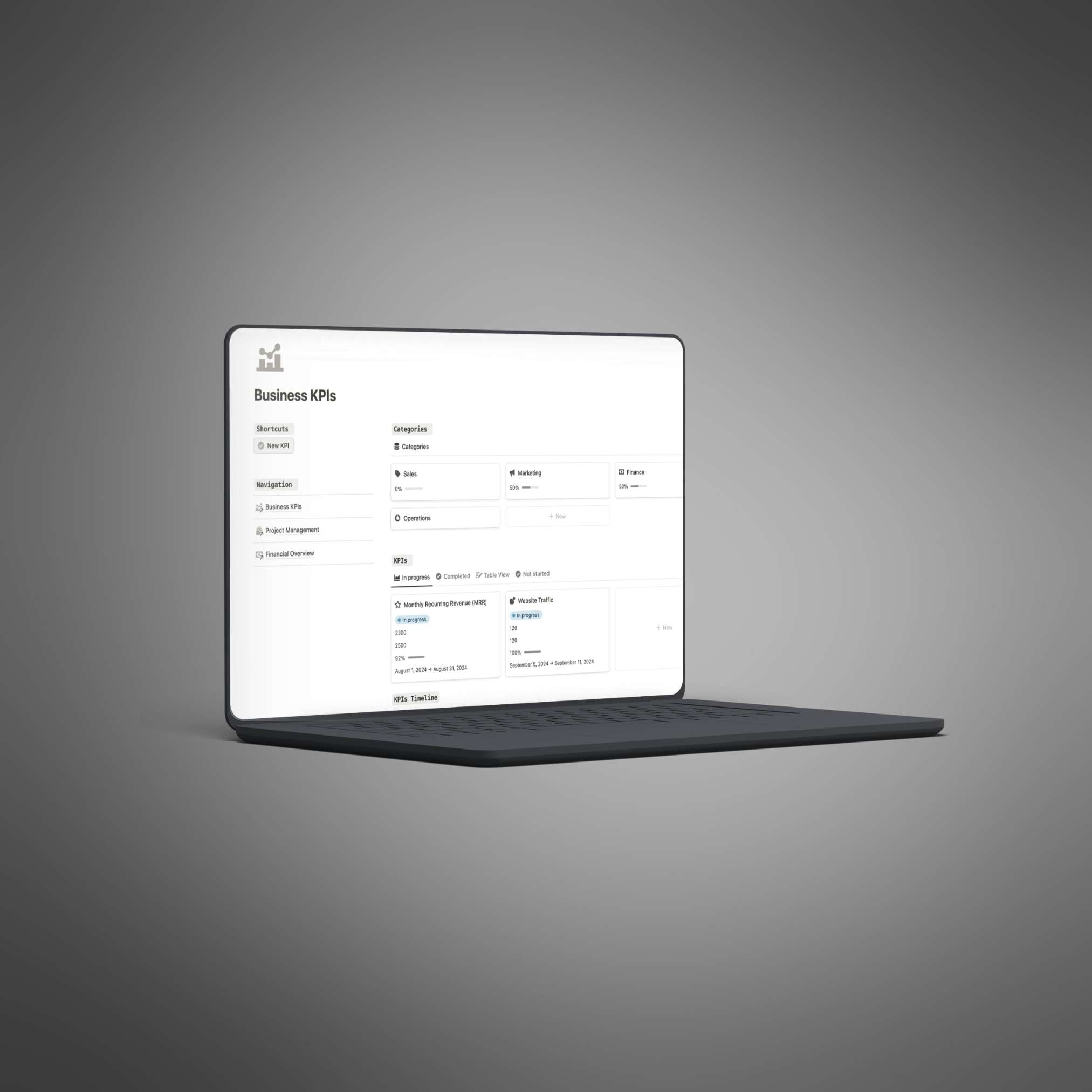 Entrepreneur’s Business Command Center