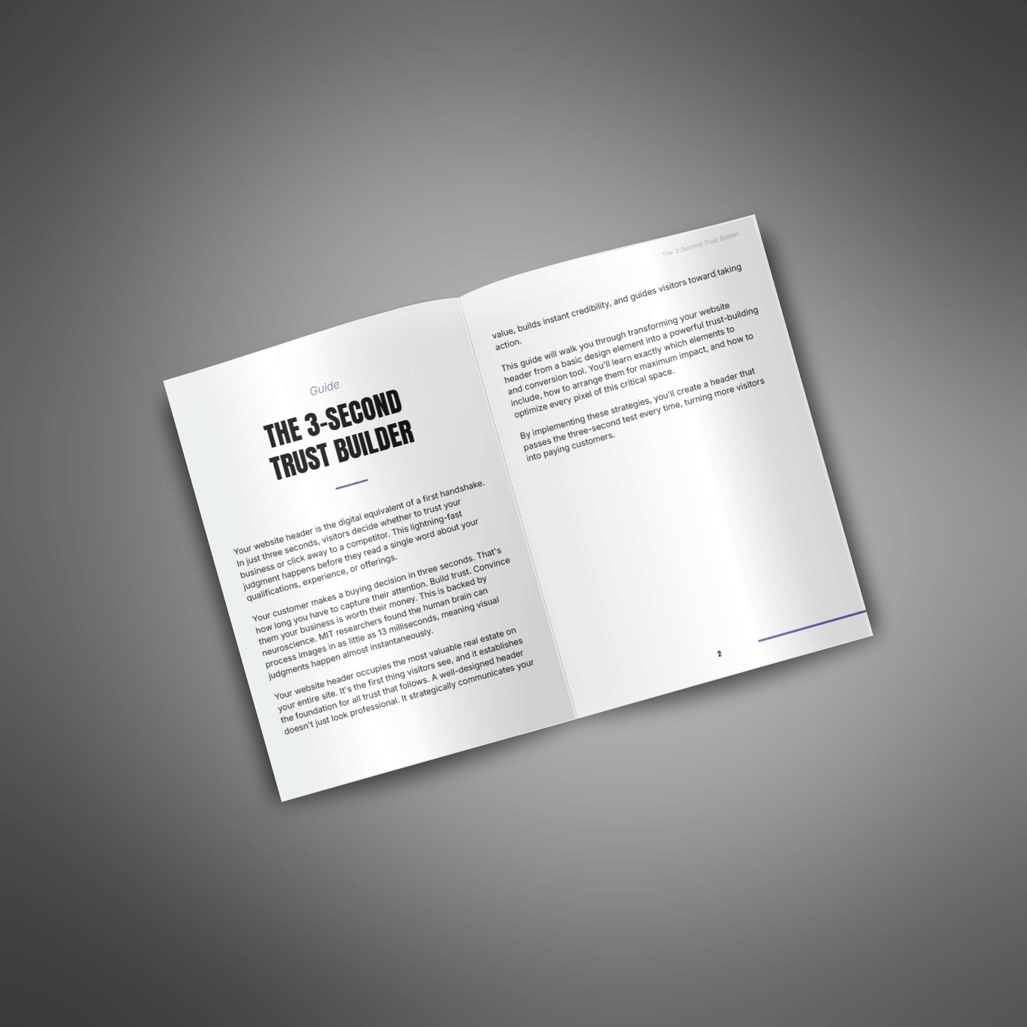 The 3-Second Trust Builder