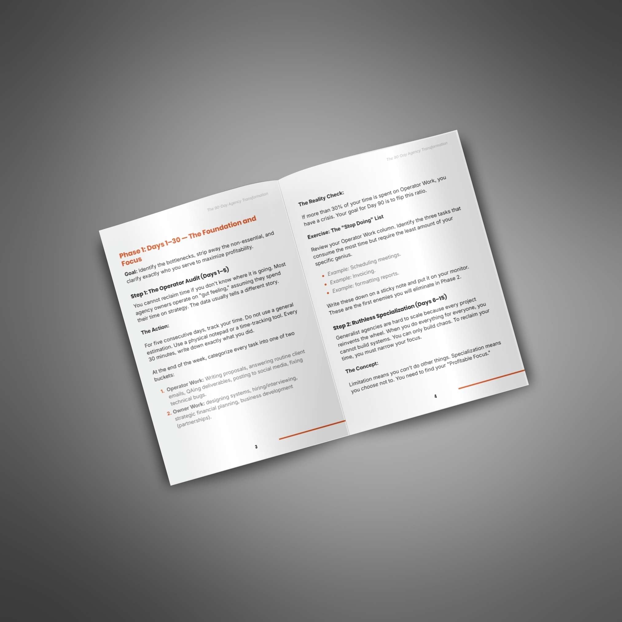 The 90-Day Agency Transformation